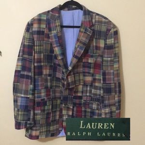 Polo Ralph Lauren Multi Color Madras Plaid Patch